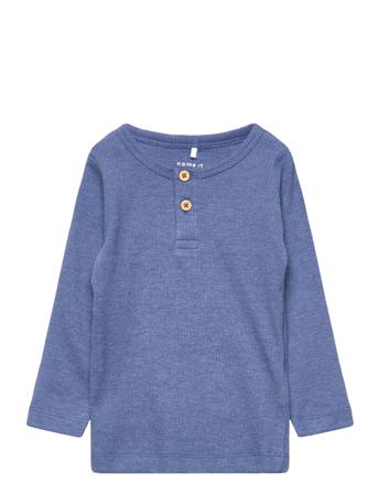 Nmmkab Ls Top T-shirts Long-sleeved T-shirts Sininen Name It