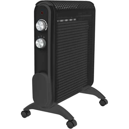 BOOSTER Varmeovn Provida II 2000w flyttbar Sort