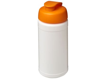 Vattenflaska fliplock vit/orange 500ml - Lyreco - Profilsortiment - Sport och fritid - Sportflaskor