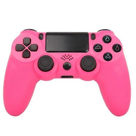 Langaton PS4 Bluetooth-yhteensopiva peliohjain, jossa on kaksoisvärinä, kaiutin ja kuulokeliitäntä