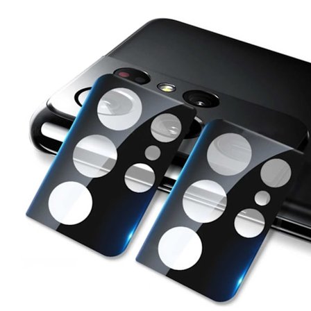 2-pakkaus Kattava Galaxy S21 Ultra Camereral Safes Glass