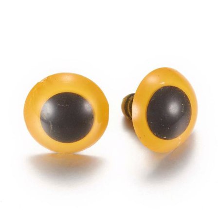 10 par (20 stk) Øjne til "Amigurumi" 10mm Ø