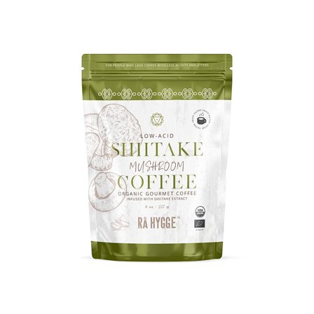 Rå Hygge Lavsyrlig Shiitake spesialkaffe Filter/Traktemalt ØKO 227g