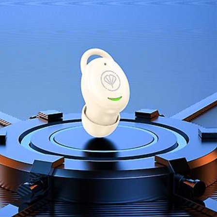 Sov-öronsnäckor Trådlösa Bluetooth-hörlurar Bluetooth 5.3 Mini In-Ear Mikrofon Bärbara Hörlurar För Sömn BG