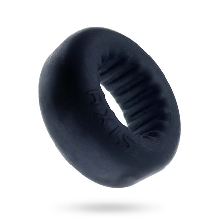 OXBALLS - AXIS RIB GRIPHOLD COCKRING BLACK ICE - Vuxen.dk: For ham