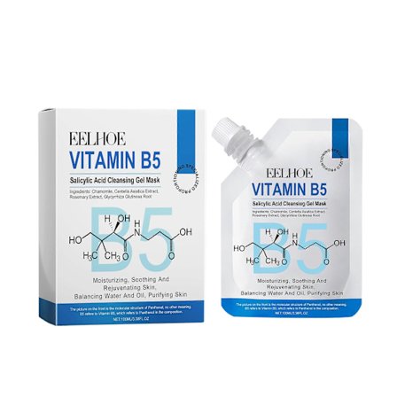 Eelhoe Vitamin B5 Salicylat Gel Mask Mild Rengöring Porer Pormaskar Närande Återfuktande Hud