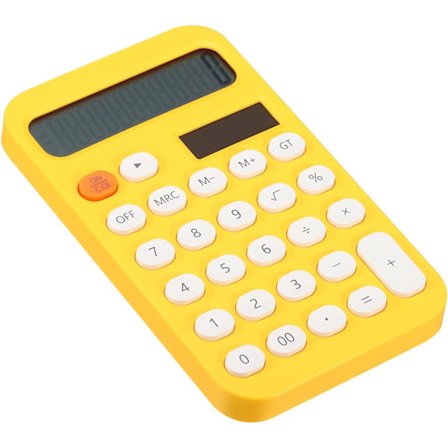 Bordberegner, 12-cifret Stor LCD-skærm Standardfunktion Bordberegner Bærbar Sød Beregner til Hjemmekontor