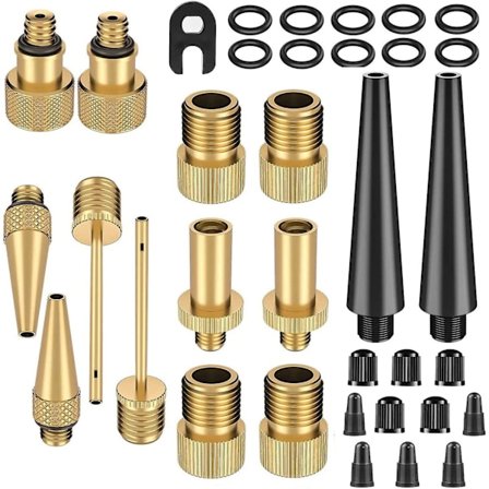 35 kpl Pyörän Pumppuadapteri - Presta-venttiiliadapteri (av Dv Sv)