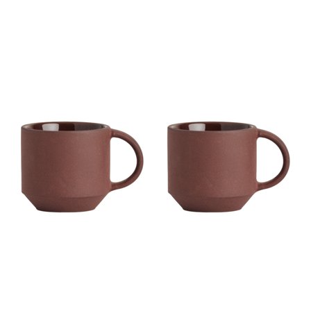 Oyoy living design Yuka espressokopp 2-pack, dark