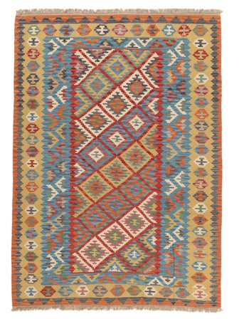 Tappeto Persiano Kilim Ghashghai 208X289 Rosso Scuro/Arancione ( Persia/Iran)
