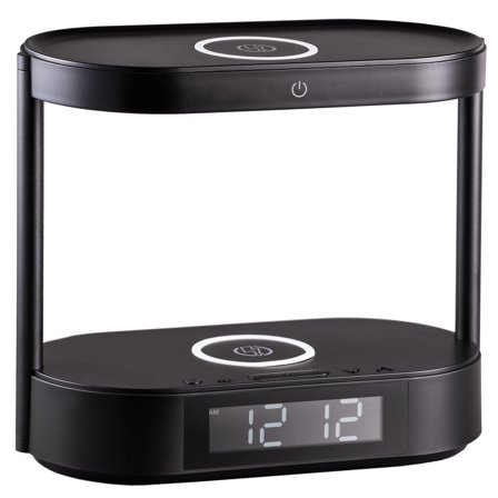 ThorgeOn Bordlampe med Dobbel Qi-lader