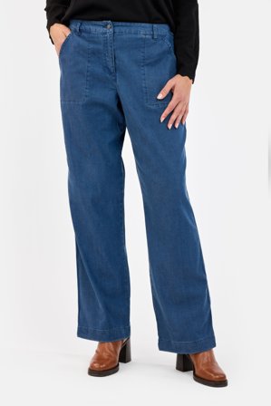 SIGNATURE - Bukser - Denim Blå - Vidde Ben