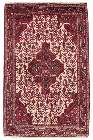 Asadabad Vloerkleed 102X160 Wol, Perzië