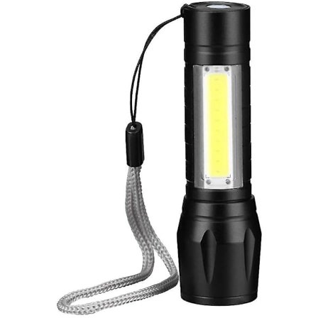 USB-oppladbart LED-lys Arbeidslys Håndholdt Zoombar