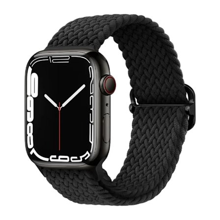 Kompatibel med Apple Watch-armbånd 44 mm 40 mm 45 mm 41 mm 42 mm 38 mm 49 mm .svart Uoffisielt originaltilbehør