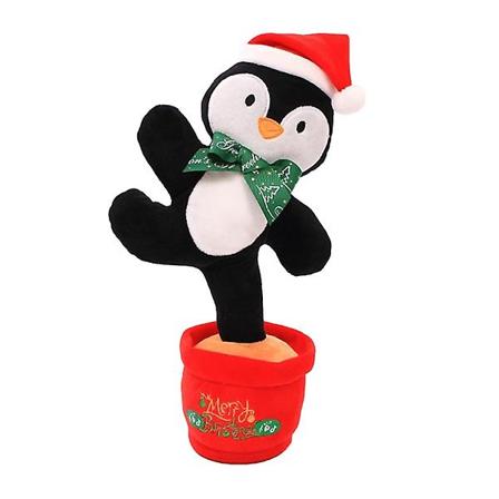 Baby Gynge Legetøj Jule Sange Legetøj Jule Dansende Legetøj Grøn Soveværelse Dekoration Dansende Juletræ Pingvin 32X15X15CM Penguin 32X15X15CM