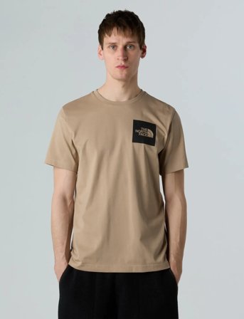The North Face M Ss Fine Tee - Beige - L