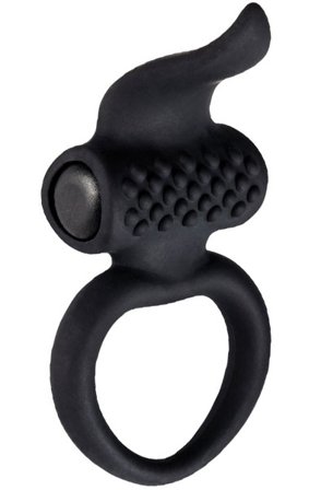Lingus Vibrating Cock Ring Black