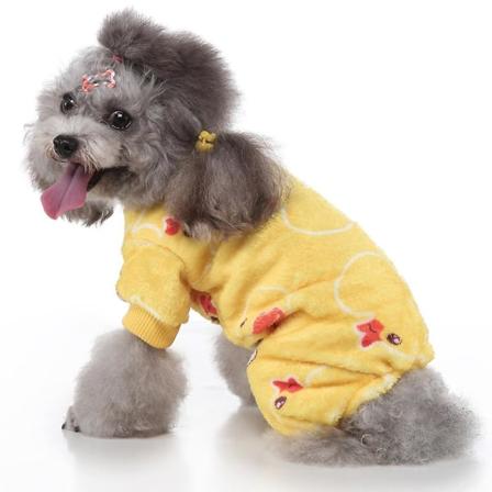 Hund Quadruped Höst Pyjamas Jul Personlig Husdjurskläderxl