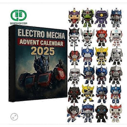 2025 Nye Transformers Adventskalender Nedtelling Blindboks Juletrepynt Akryl Anheng