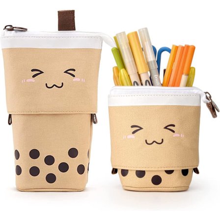 Brun-Lärare Student Retractable Pencil Case Pencil Case Pencil