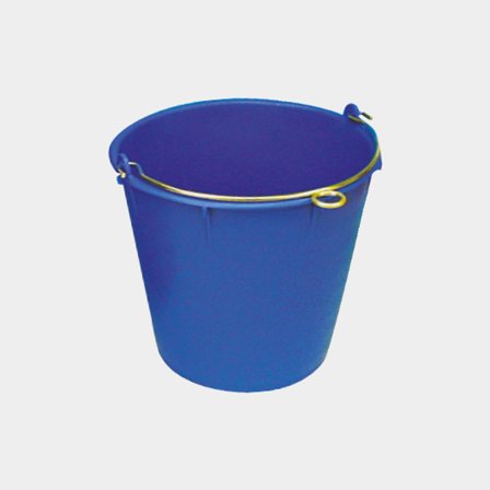 Emmer met gegalvaniseerd handvat 1852-Marine, blauw, 7 liter