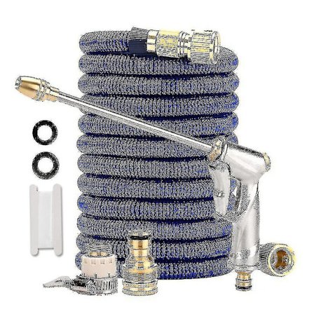 Udvidelig haveslange, fleksibel sammentrækkelig vandslange, ud