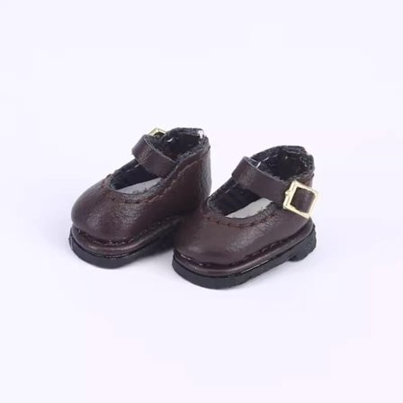 Söta läderskor Dockor Skor 8 8