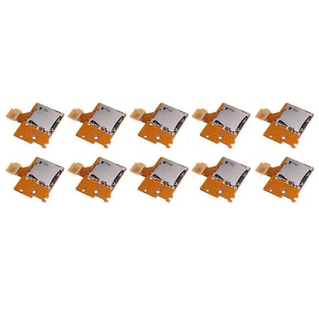 10st Micro-SD TF-Kortplatsläsare Kort för Switch NS NX Konsol Ersättning Multifunktionstillbehör