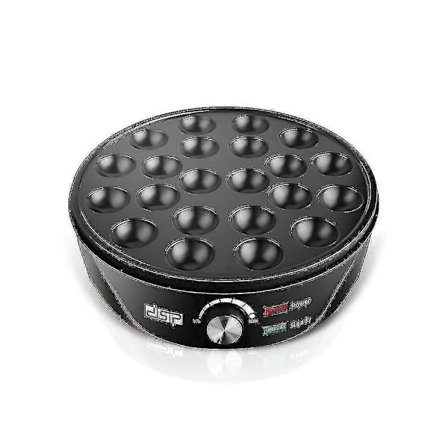 Svart Takoyaki Maker Ebelskiver Maker Elektrisk Takoyaki-panna Fylld Pannkakspanna Donut Aebleskiver-panna Med 22 Takoyaki-hål