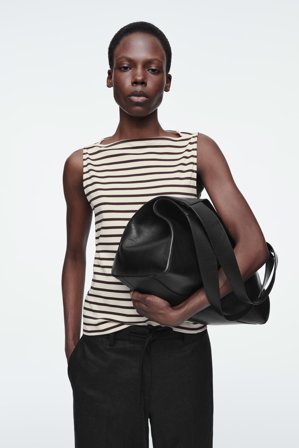 COS Damen Tanktop Mit U-Boot-Ausschnitt - Weiss