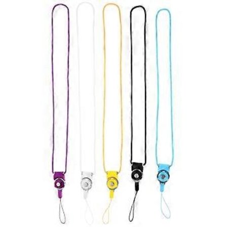 5 STK Aftagelige Anti-tab Hals Snore Rem med Spænde til Mobiltelefon Lommelygte Kamera Nøgle