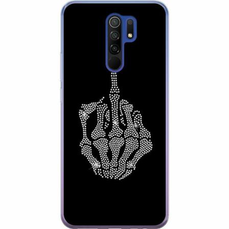 Xiaomi Redmi 9 Mjukt Skal - Fuck You Bling