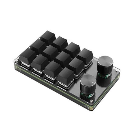 Minitangentbord Trådlöst mekaniskt tangentbord Makroknapp Klistra in 3/4/6/9/12 tangenter anpassade