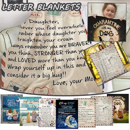 Pledd til datteren min sønn slitesterk høy kvalitet komfortabel hjem tekstil drømmegave