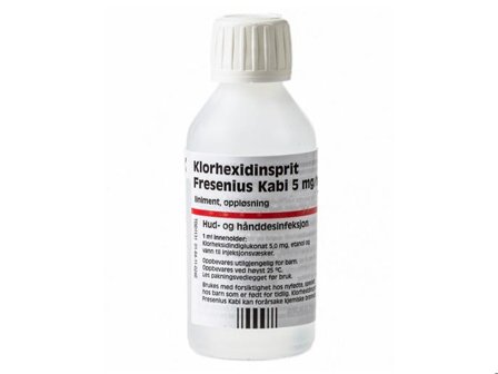Klorhexidin Klorhexidinsprit, 125 ml