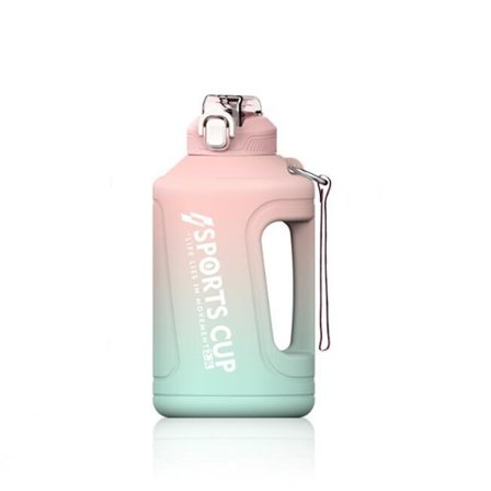 Stor vattenflaska med sugrör & Chug lock med handtag