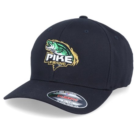 Skillfish - Negro flexfit Gorra - Pike Black Flexfit @ Hatstore