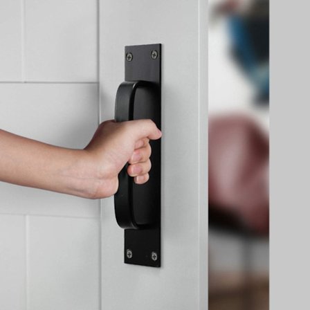 Skydedørhåndtag, Dørskabshåndtag, Dekorativt håndtag, til