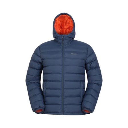 Mountain Warehouse Mens Seasons II Padded Jacket XL Marinblå