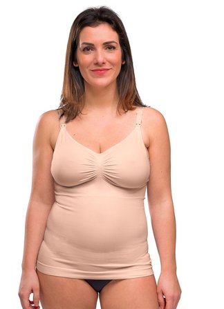 Carriwell Sømløs Ammetop med Shapewear, Tøj & Bolig, Graviditet & Efterfødsel, Graviditetstøj