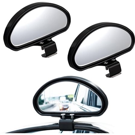 ING Blindvinkel Spejl - 15x5,5cm - 2 Stykker - Bil Blindvinkel Spejl