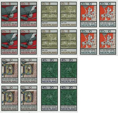 Holland 1966 - NVPH 859-863 - 4-blokke - Postfrisk