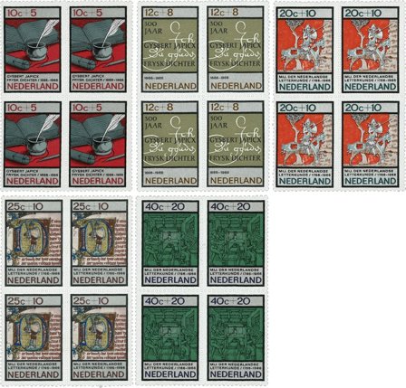 Holland 1966 - NVPH 859-863 - 4-blokke - Postfrisk