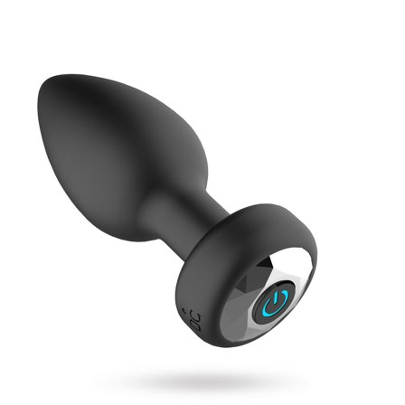 Vibrating Plug with Stone and Remote Controller - Sustainable Pleasure