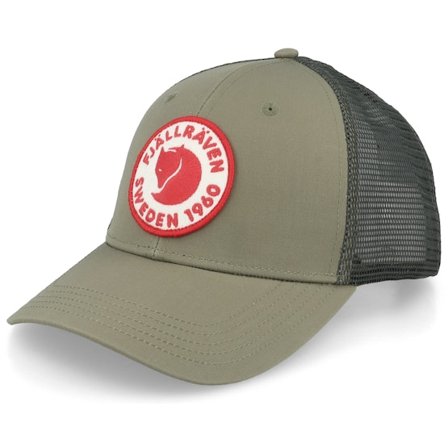 Fjällräven - 1960 Logo Långtradarkeps Green Trucker Trucker Green Cap - @ Hatstore