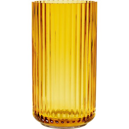 Lyngby porcelæn Lyngbyvasen 20 cm., glass - amber