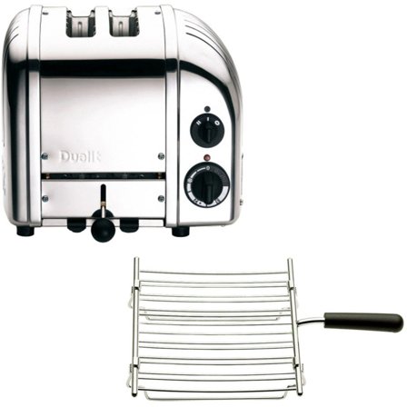 Dualit Brødrister Classic 2 Skiver Original + Varmerist - Kjøp kjøkkenmaskin hos Bakeren og Kokken
