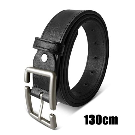 Forretnings Læderbælte Stiftspænde Livrem 130 CM