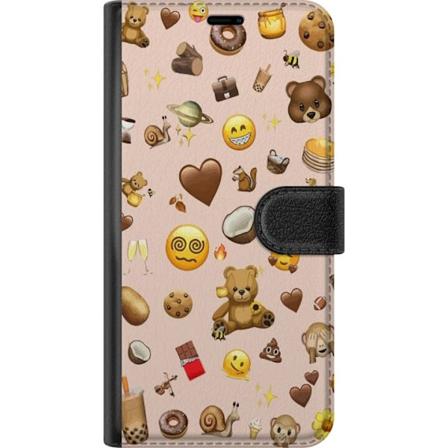 Samsung Galaxy S24 FE Tegnebogsetui Brun Emoji